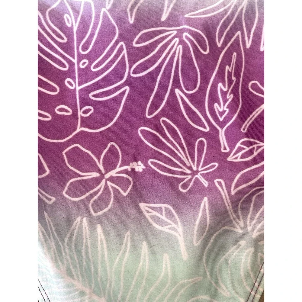 Cat & Jack Infant Cap Sleeve Snap Bottom One Piece Tropical Swimsuit Sz 12mo New